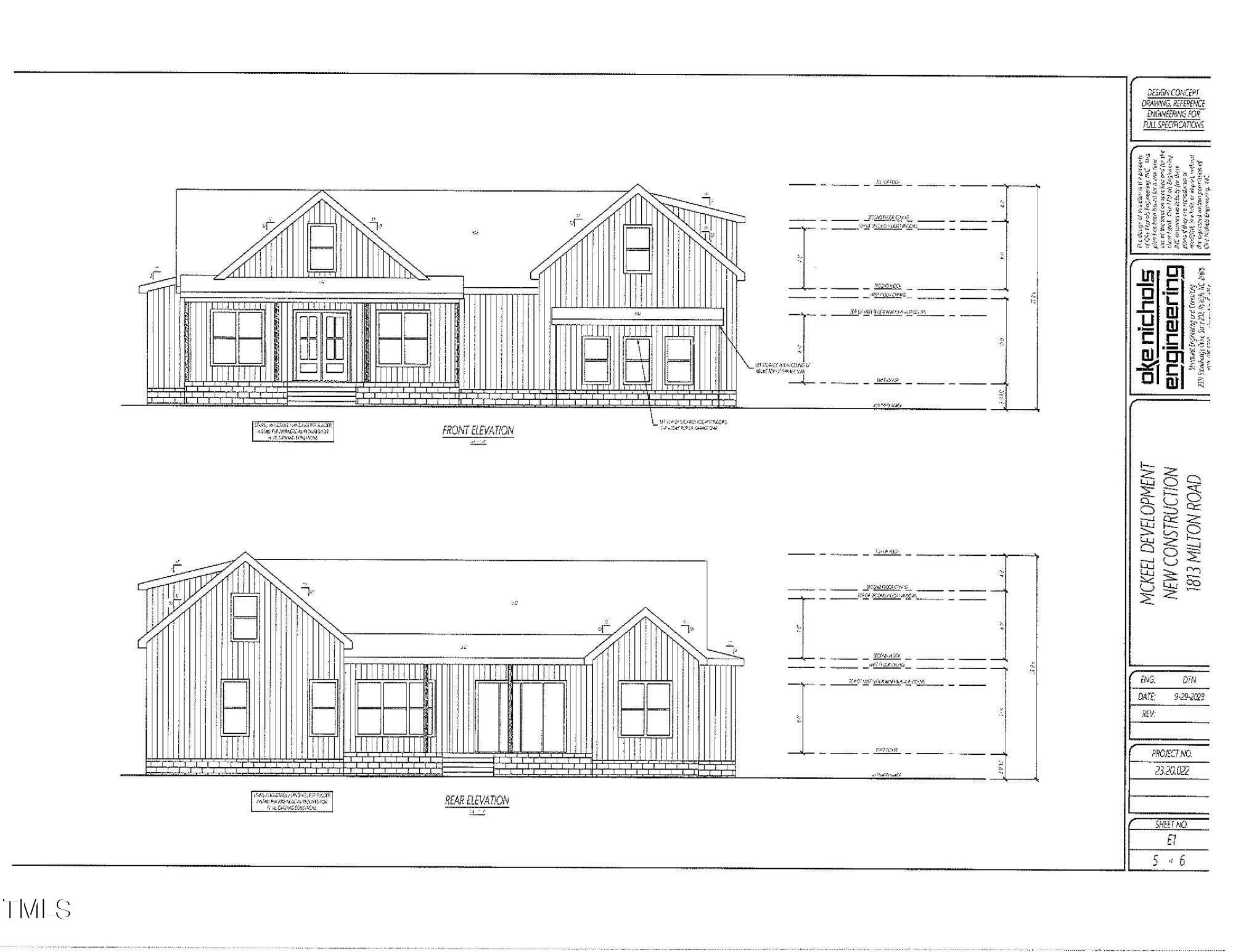 1813 - Front Elevation
