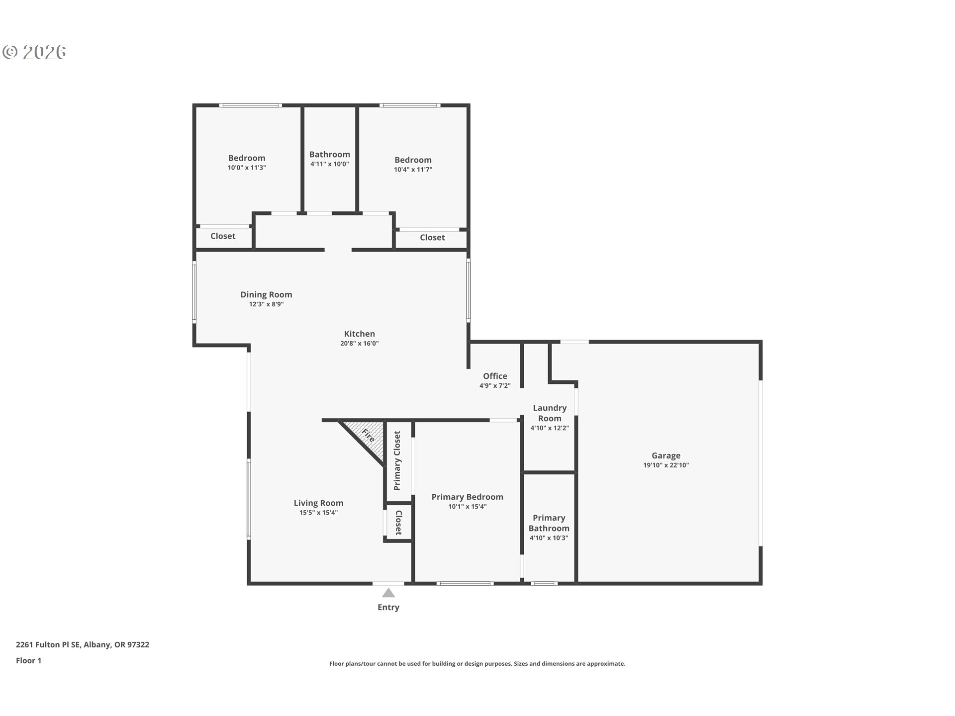 2261 Fulton Place Southeast Albany, OR 97322 - Photo 43 of 48 a picture of floor plan