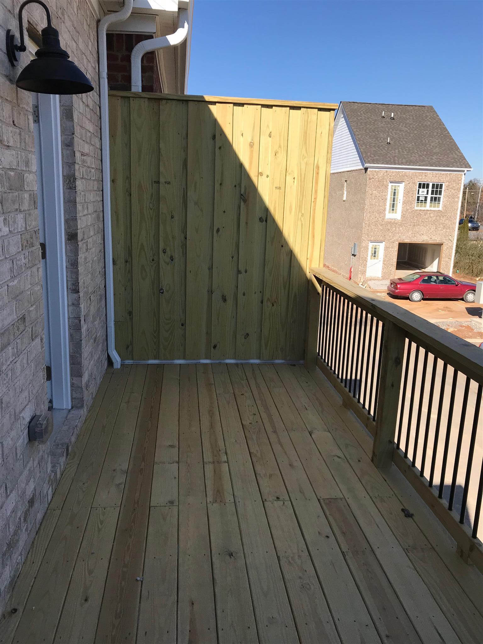 2016 Middle Tennessee Boulevard Murfreesboro, TN 37130 - Photo 17 of 21 Large spacious privacy deck! Same paln but not townhome listed.