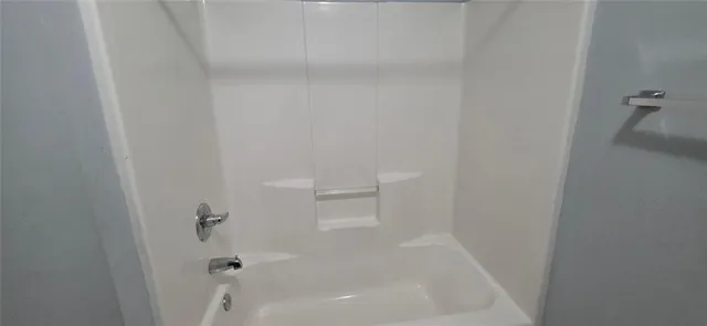 a close up of a bathtub