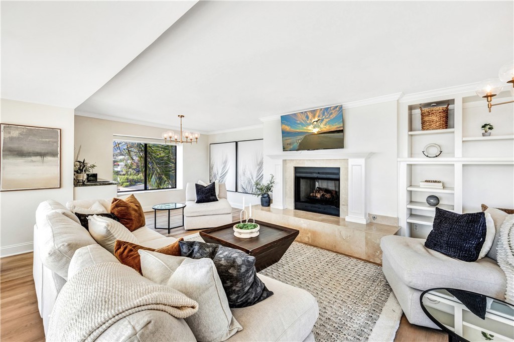 32041 Point Place Laguna Beach, CA 92651 - Photo 41 of 49 a living room with furniture or couch and a fireplace