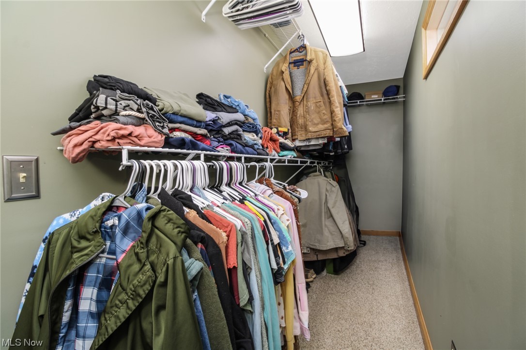 692 Tick Ridge Road Vincent, OH 45784 - Photo 23 of 40 Walk in closet featuring carpet floors