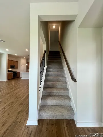 a backyard of a house