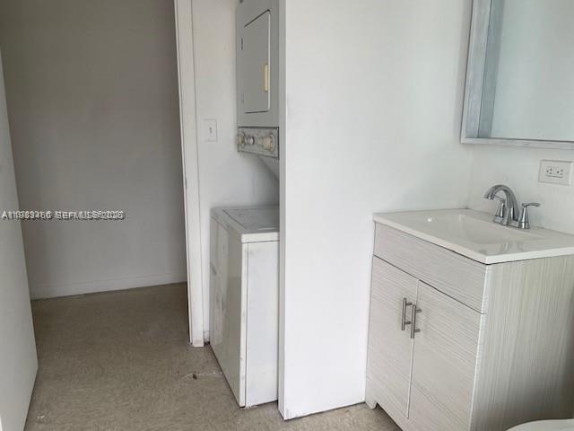 24344 Southwest 130th Place Homestead, FL 33032 - Photo 7 of 9 a bathroom with a sink a toilet and shower