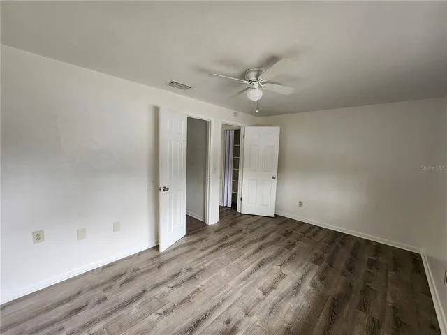 wooden floor in an empty room