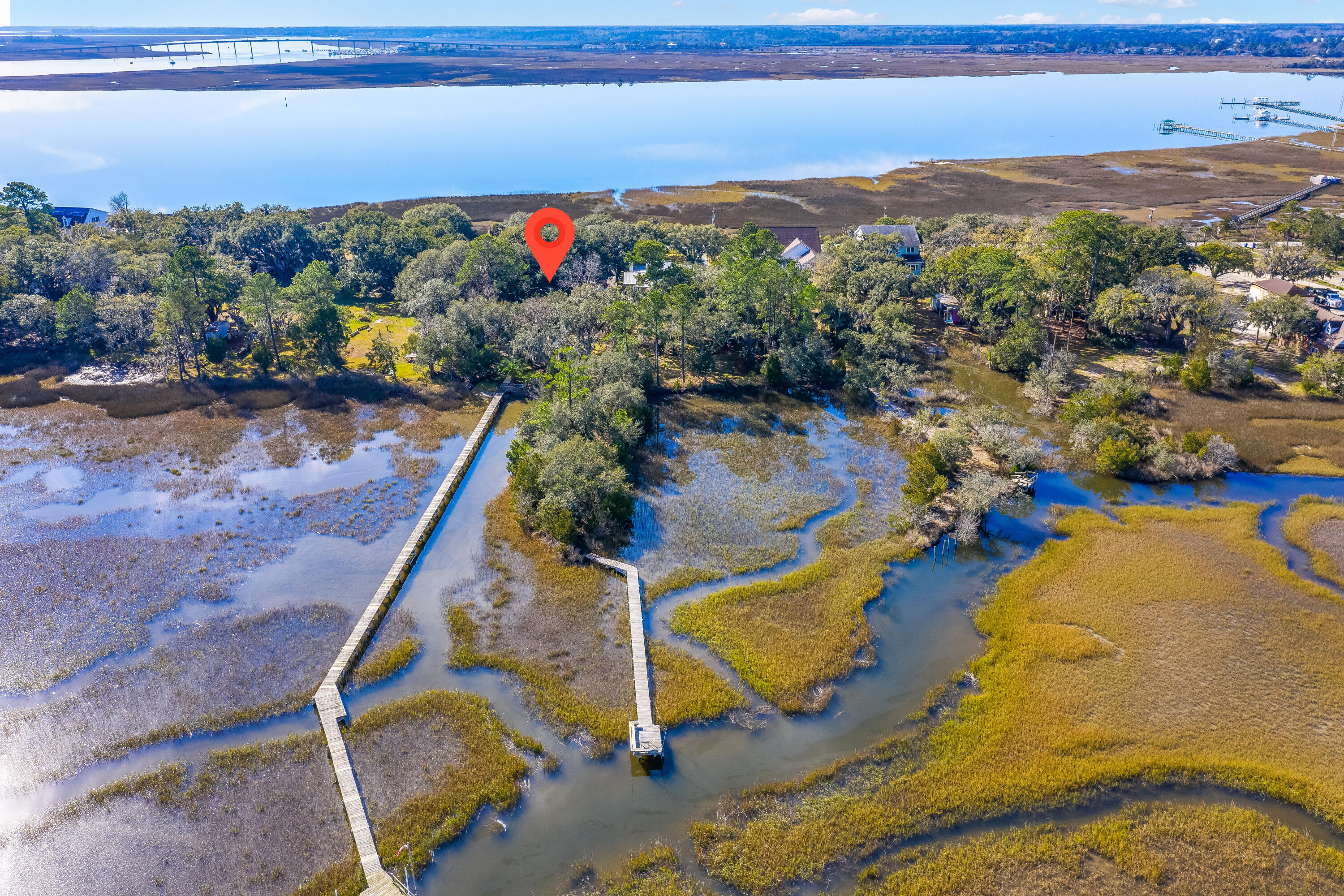 160 Wappoo Road Charleston, SC 29407 - Photo 40 of 42 160 Wappoo Drone C