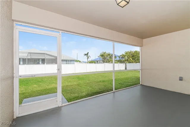 a view of outdoor space with backyard