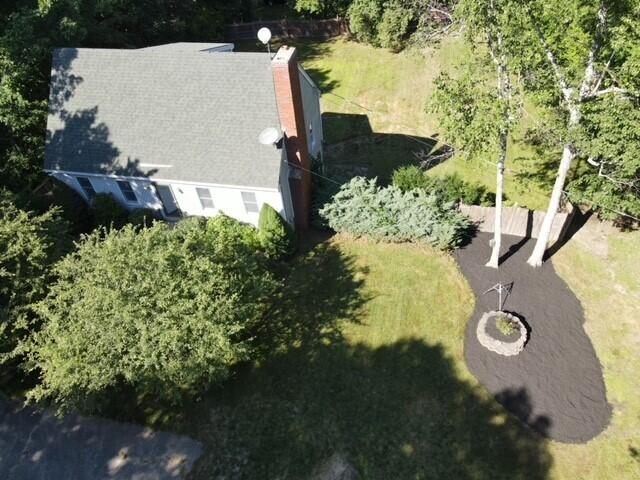 72 Bartlett Road Kittery Point, ME 03905 - Photo 4 of 31 drone shot with mulch 3