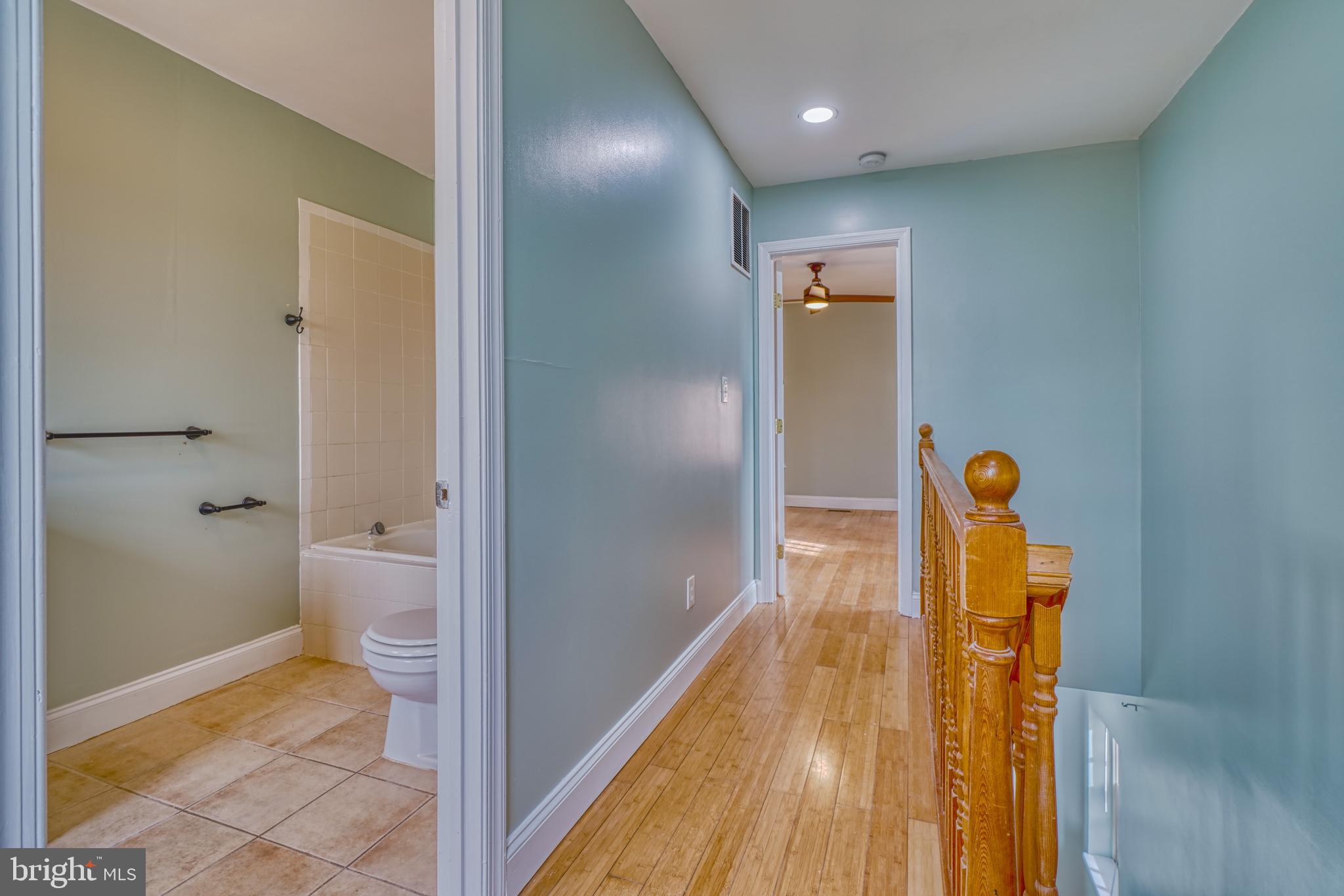 644 Jasper Street Baltimore, MD 21201 - Photo 19 of 27 a view of a bathroom from a hallway