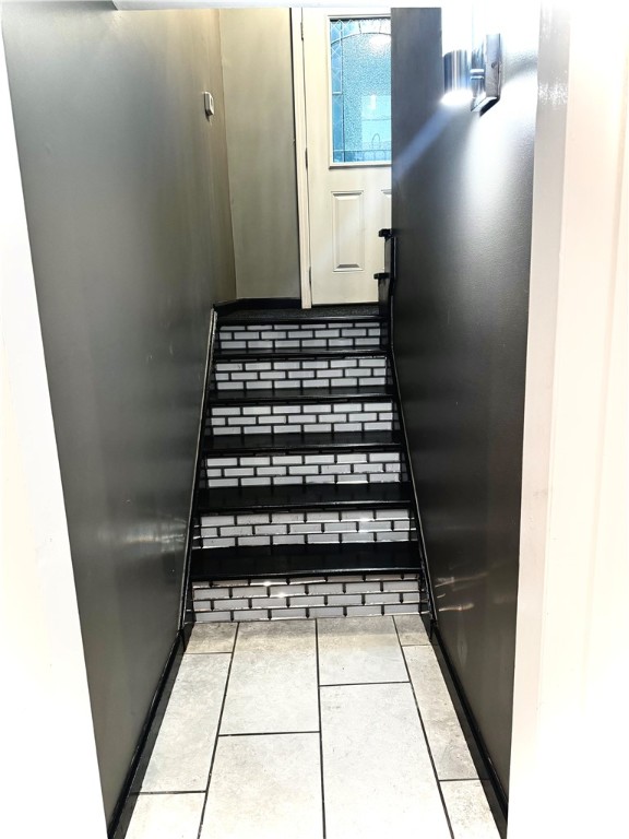 6029 Ridge Road Sodus, NY 14589 - Photo 29 of 30 Custom glass tile stairs