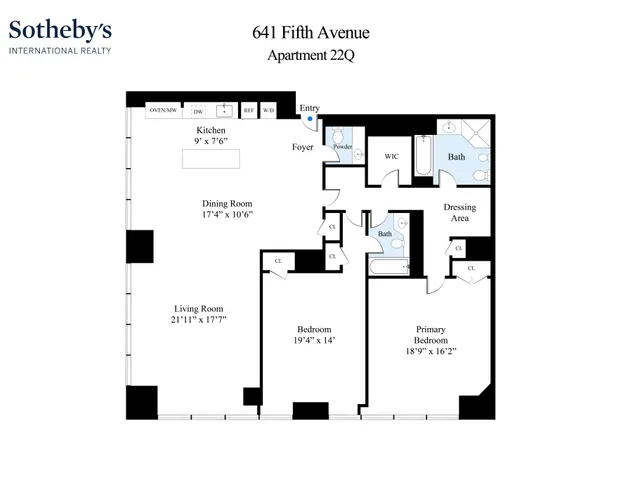 $3,100,000 | 641 5th Avenue, Unit 22Q | Midtown East