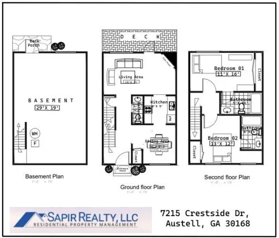 $1,425 | 7215 Crestside Drive, Austell, GA 30168