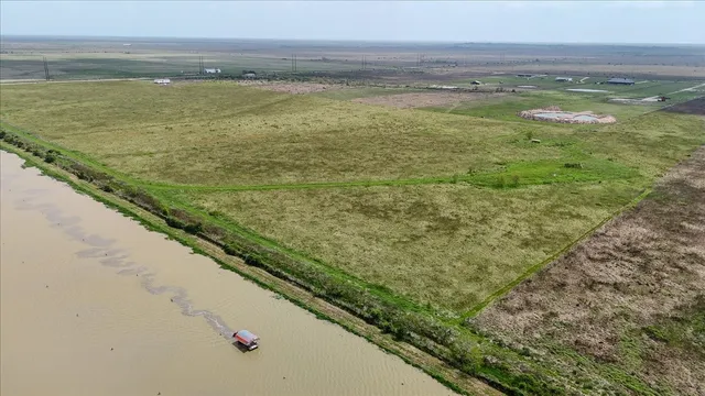a view of an ocean and beach
