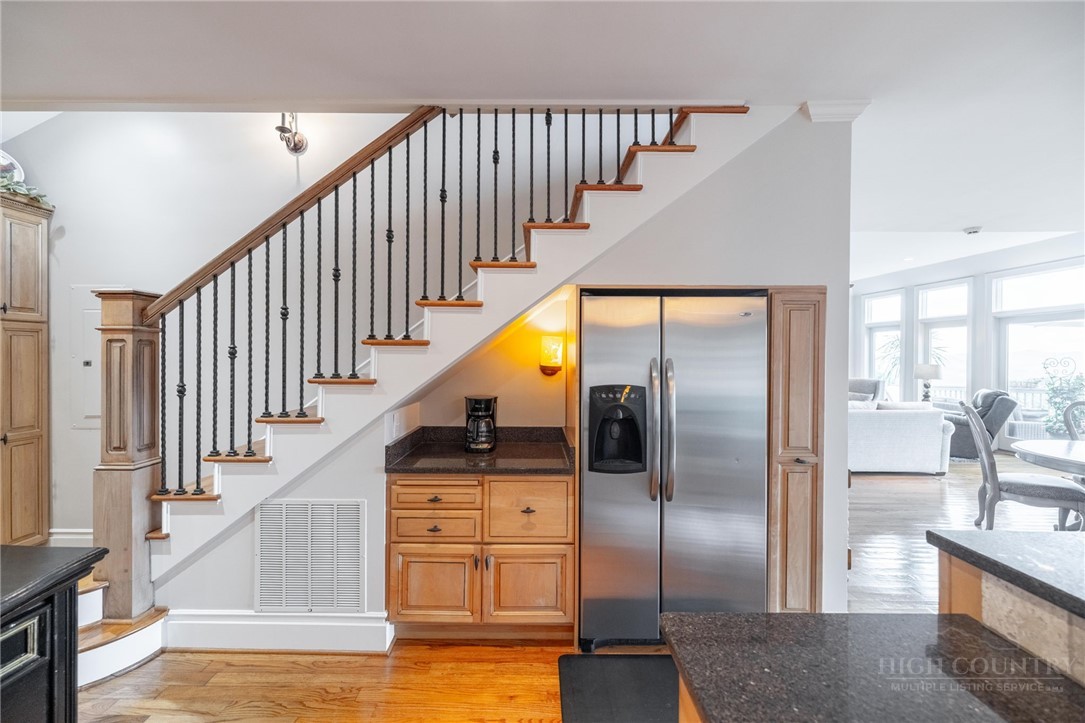50 Mitchell River Ridge Thurmond, NC 28683 - Photo 11 of 43 a view of entryway and hall with wooden floor
