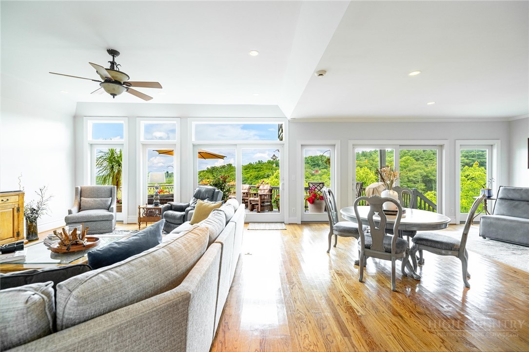 50 Mitchell River Ridge Thurmond, NC 28683 - Photo 3 of 43 a living room with furniture and a large window