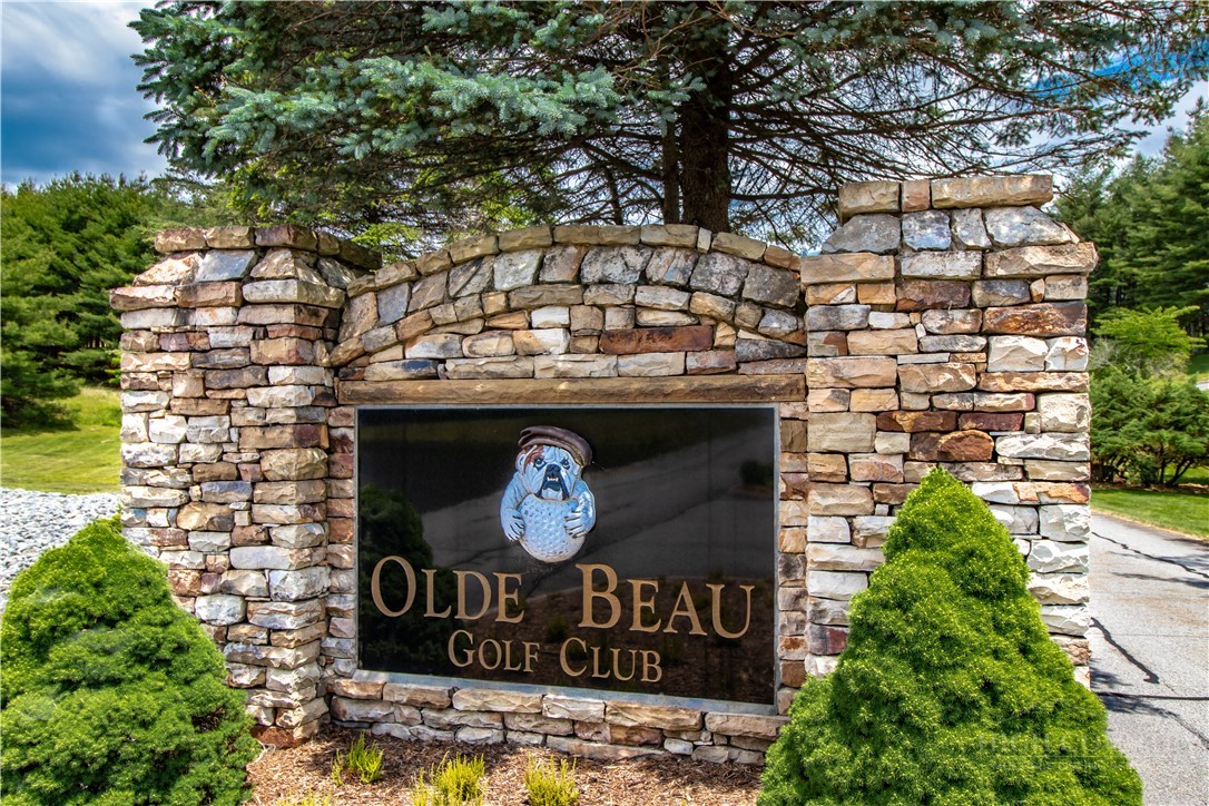 50 Mitchell River Ridge Thurmond, NC 28683 - Photo 39 of 43 a sign that is on a brick wall