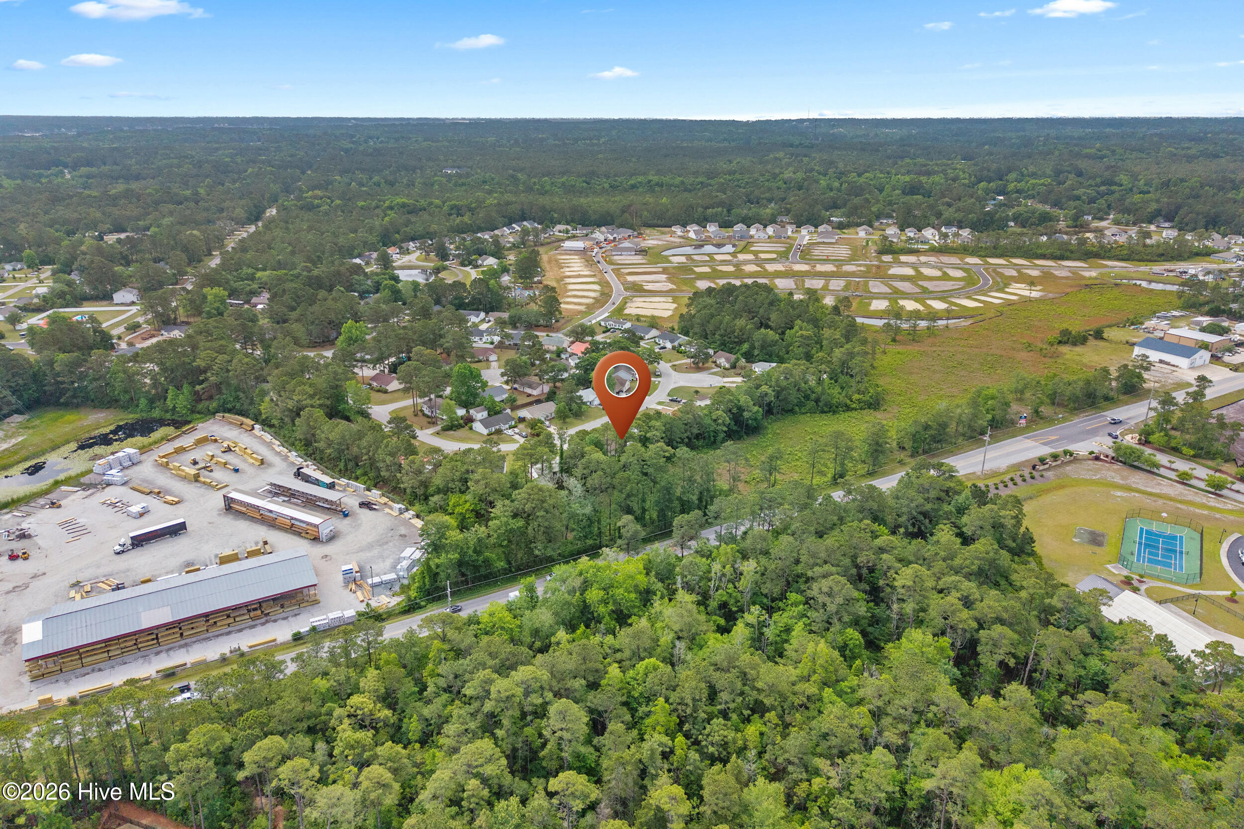4374 Ritz Circle Shallotte, NC 28470 - Photo 25 of 28 Aerial 4374 Ritz Circle