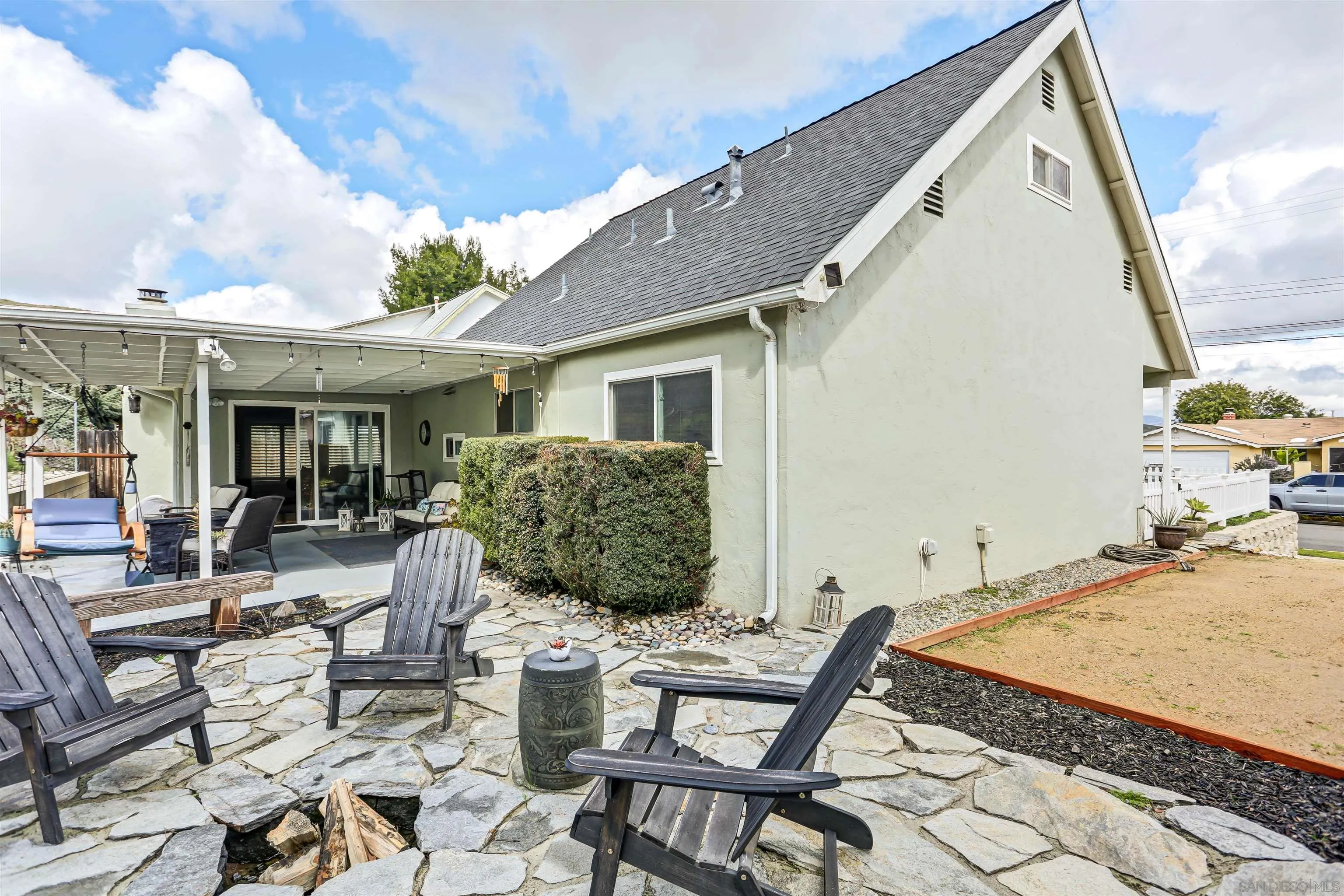 8009 Shantung Drive Santee, CA 92071 - Photo 24 of 39 a view of outdoor kitchen with seating area