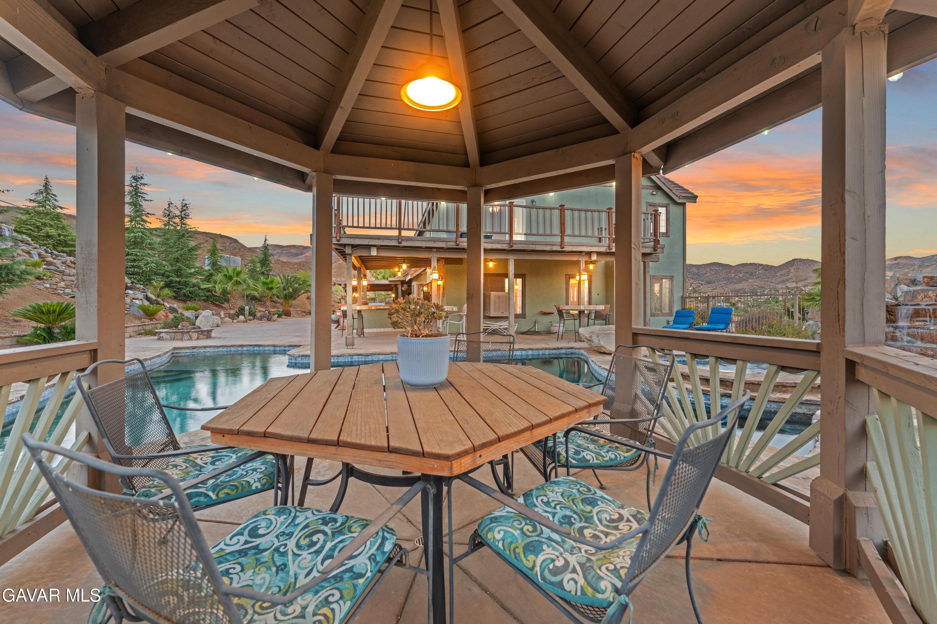 34625 Red Rover Mine Road Acton, CA 93510 - Photo 60 of 66 a view of an outdoor dining space with furniture