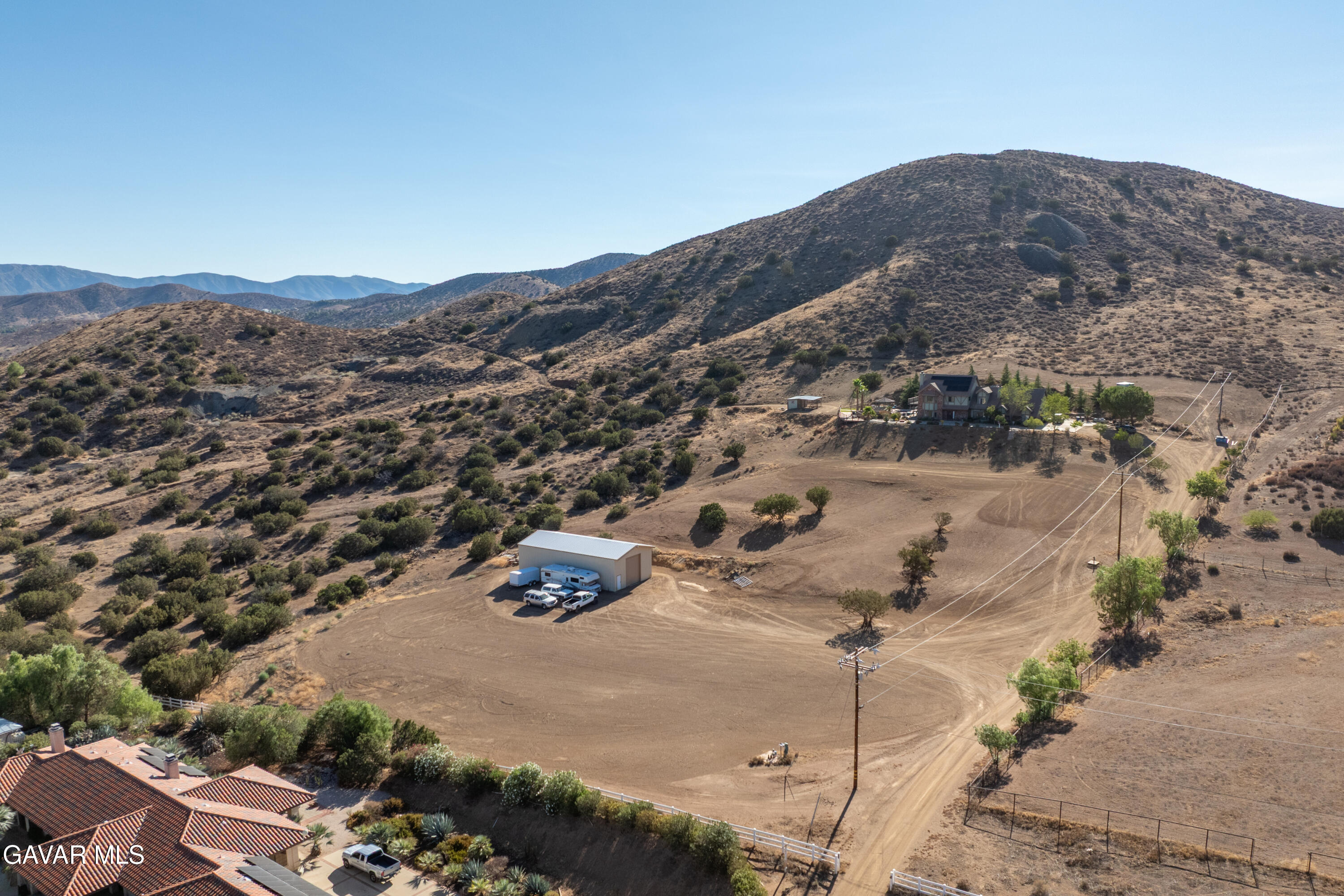 34625 Red Rover Mine Road Acton, CA 93510 - Photo 61 of 66 an aerial view of residential house and sandy dunes