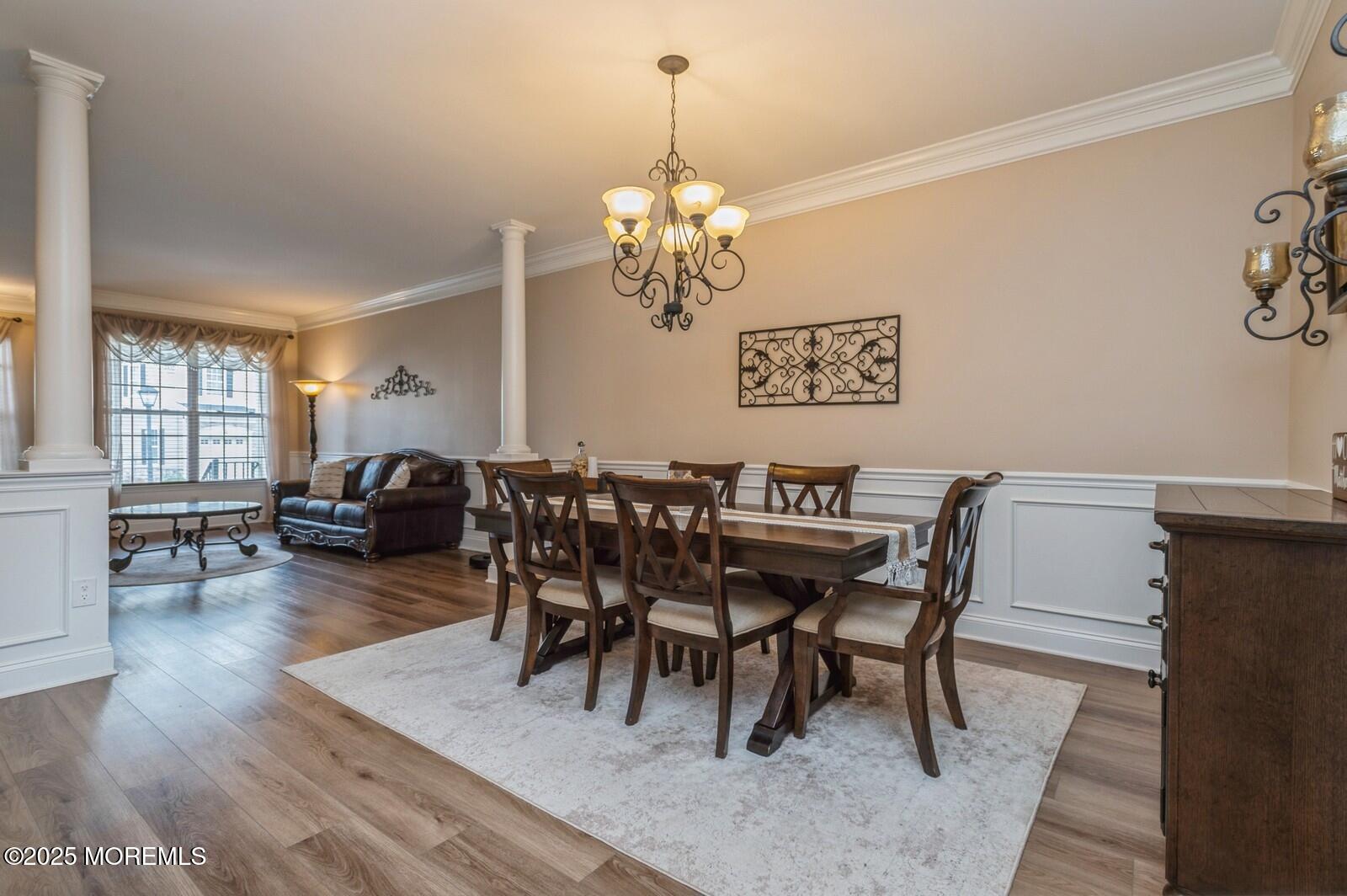 33 Brookfield Drive Jackson, NJ 08527 - Photo 8 of 23 a view of a dining room with furniture and wooden floor