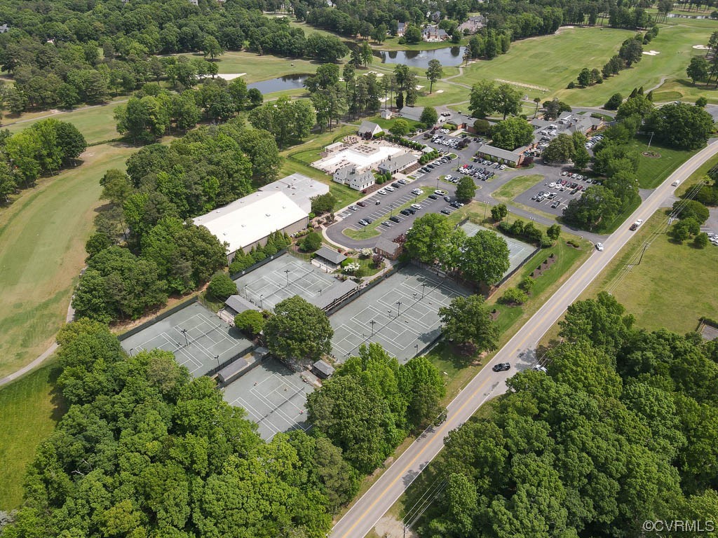 2370 Castlebridge Road Midlothian, VA 23113 - Photo 46 of 47 an aerial view of residential houses with outdoor space