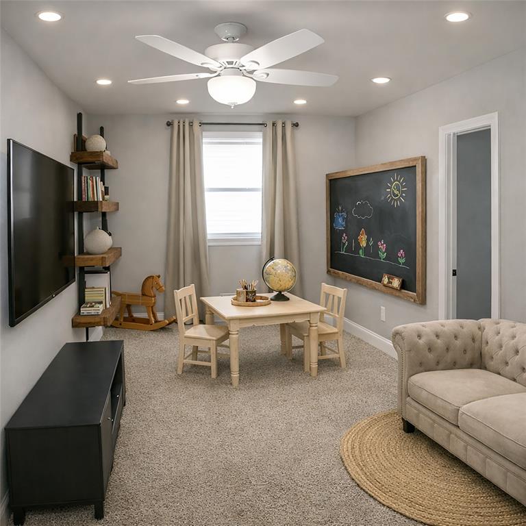 406 Epps Road Palmer, TX 75152 - Photo 33 of 40 Bonus Room (East Wing)Virtually staged concept for scale layout and furnishing potential.