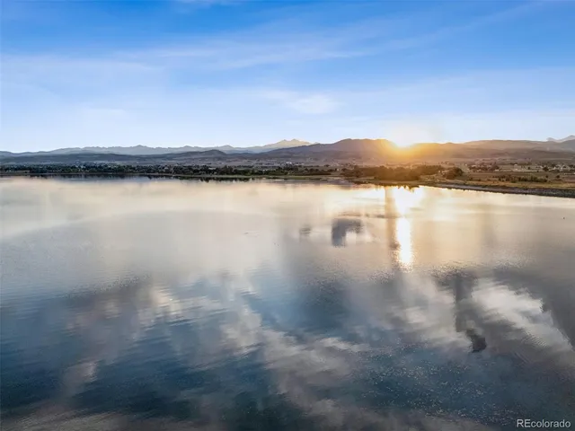 a view of a city with an ocean view