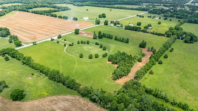 a view of a water with an outdoor space