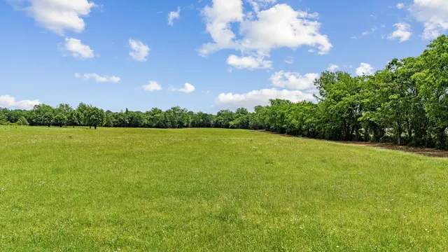 a view of a lake and mountain in the back