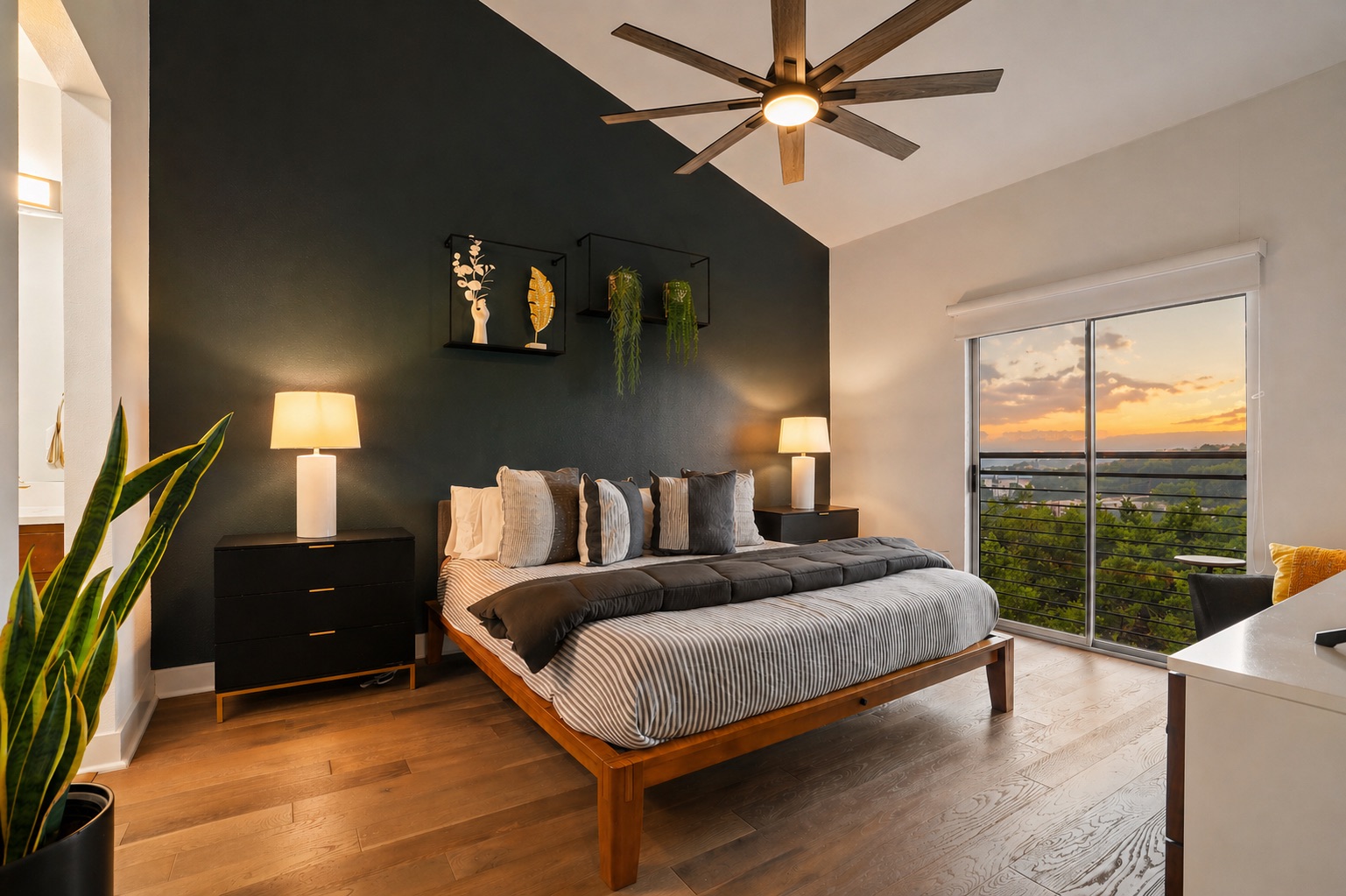 8110 Ranch Road 2222, Unit 10 Austin, TX 78730 - Photo 8 of 23 a bedroom with a bed and a window