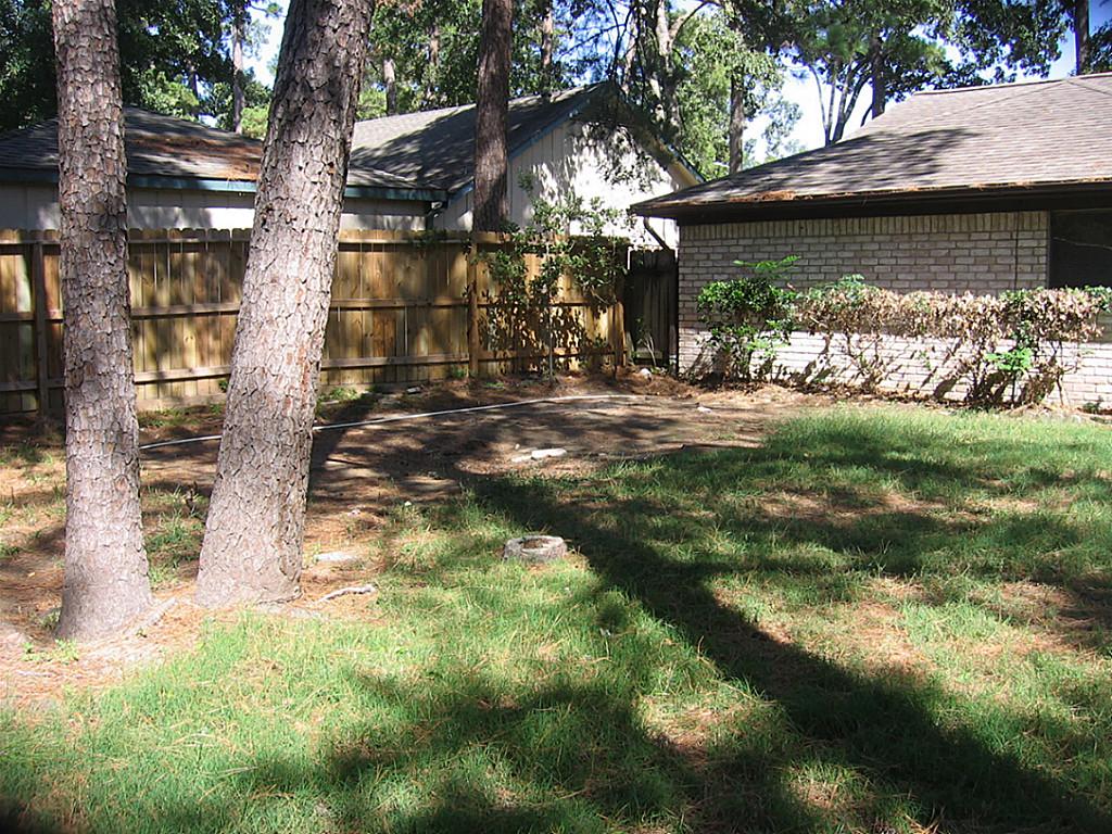 25407 Tuckahoe Lane Spring, TX 77373 - Photo 20 of 20 a backyard of a house with lots of green space