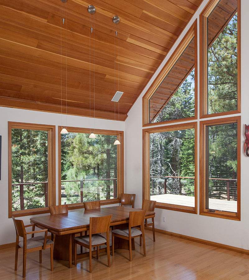 12998 Timber Ridge Road Truckee, CA 96161 - Photo 2 of 20 a view of a dining room with furniture window and outside view