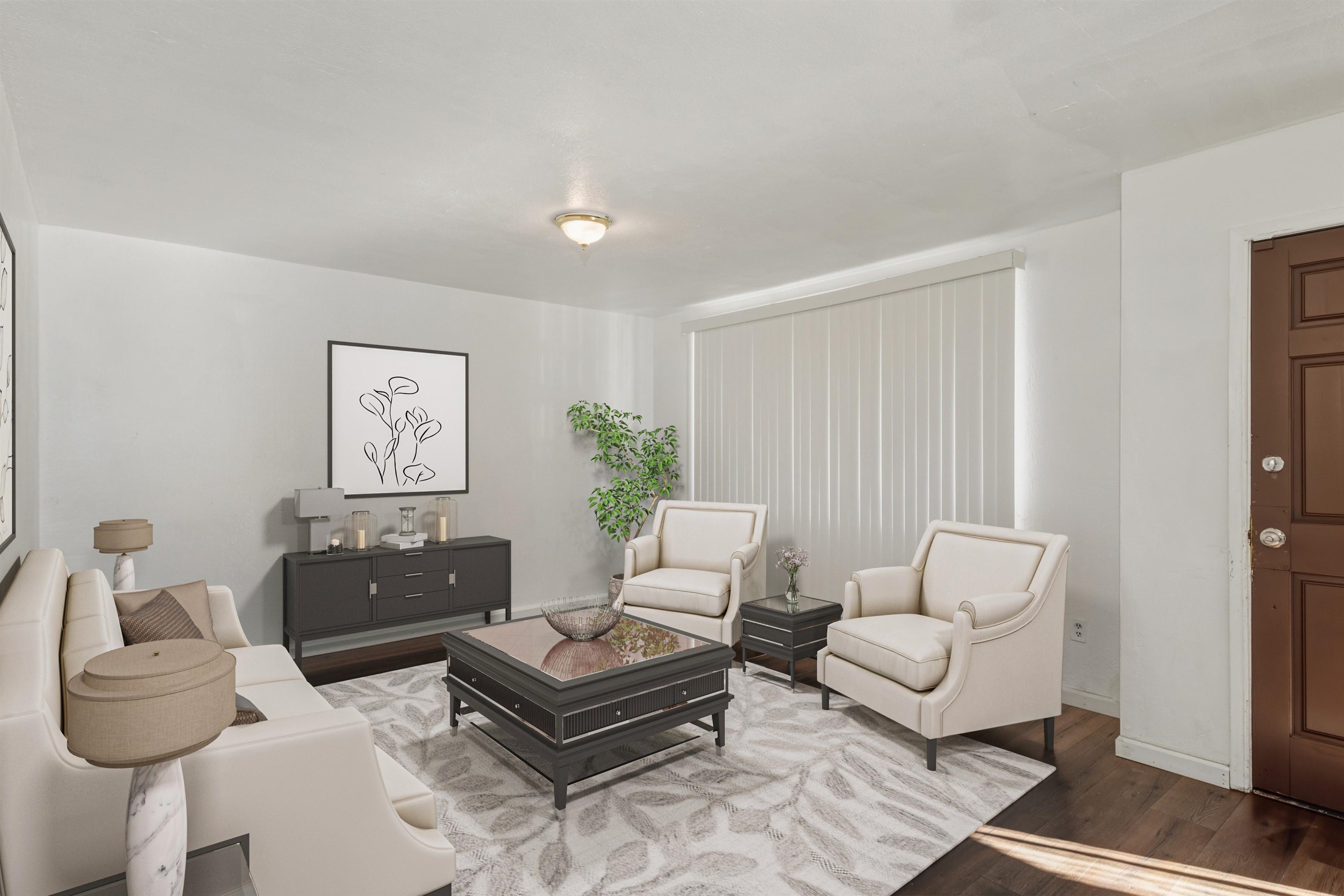 1111 Campbell Street Oakland, CA 94607 - Photo 3 of 17 a living room with furniture
