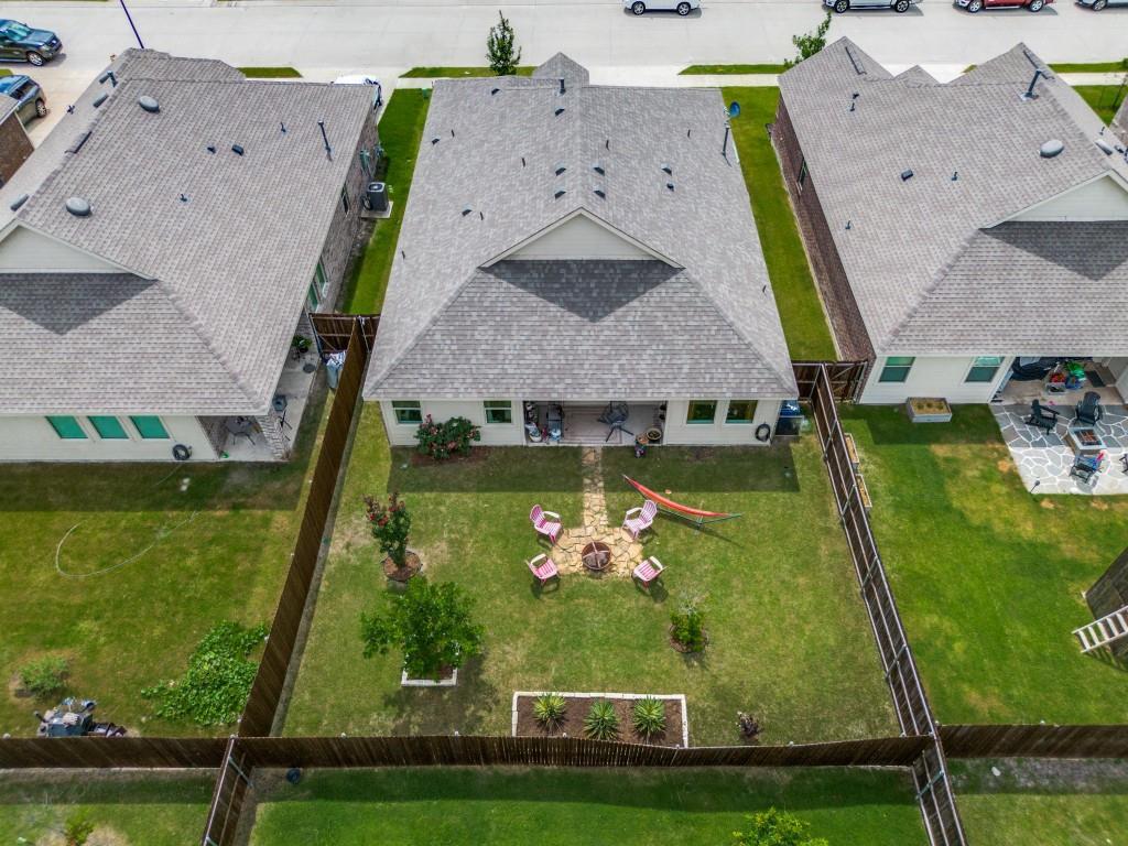 656 Beltrand Lane Fate, TX 75087 - Photo 19 of 22 Drone/aerial view of back yard