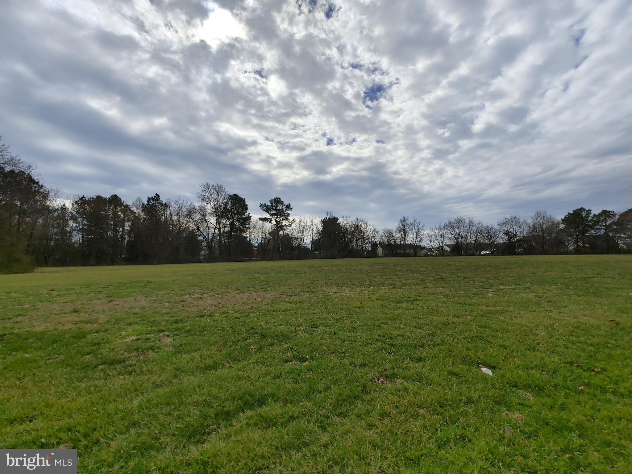 a view of a field with clear sky