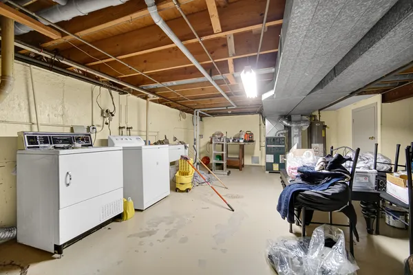 a view of a storage & utility room