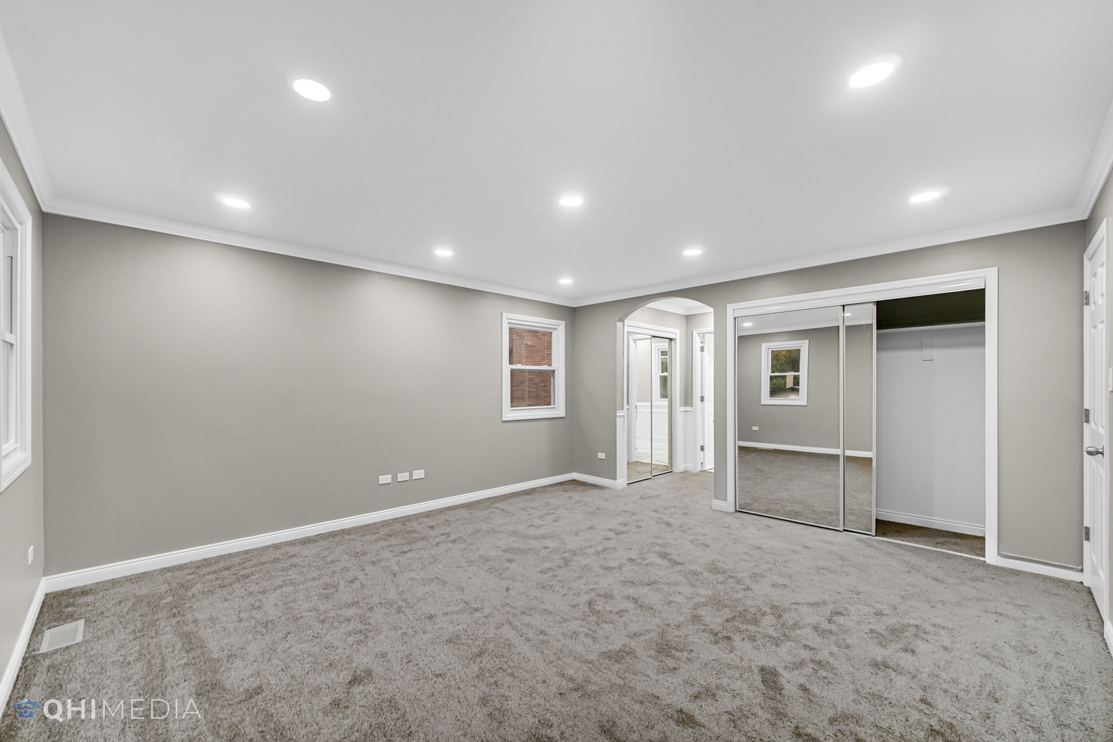 Undisclosed Address Olympia Fields, IL 60461 - Photo 29 of 38 an empty room with closet and windows