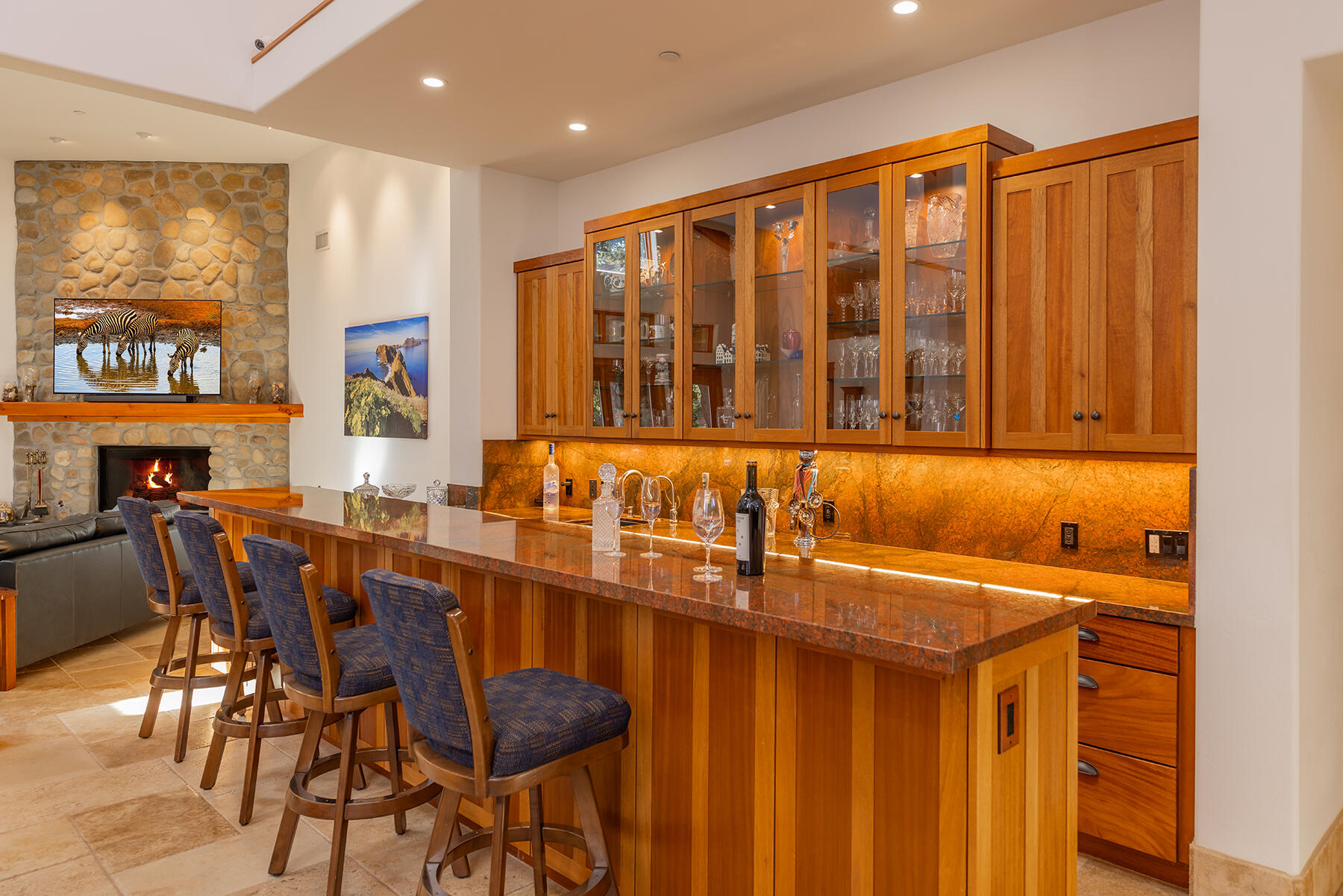 705 South Rice Road Ojai, CA 93023 - Photo 12 of 61 a view of a chair and table in the kitchen
