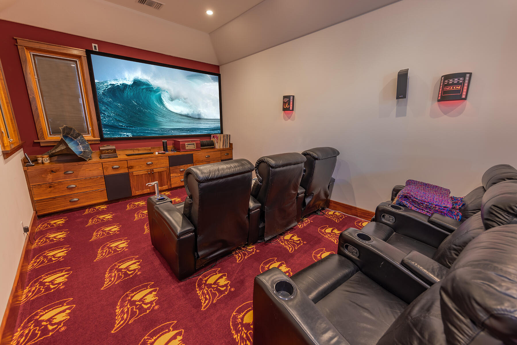 705 South Rice Road Ojai, CA 93023 - Photo 19 of 61 a living room with furniture and a flat screen tv