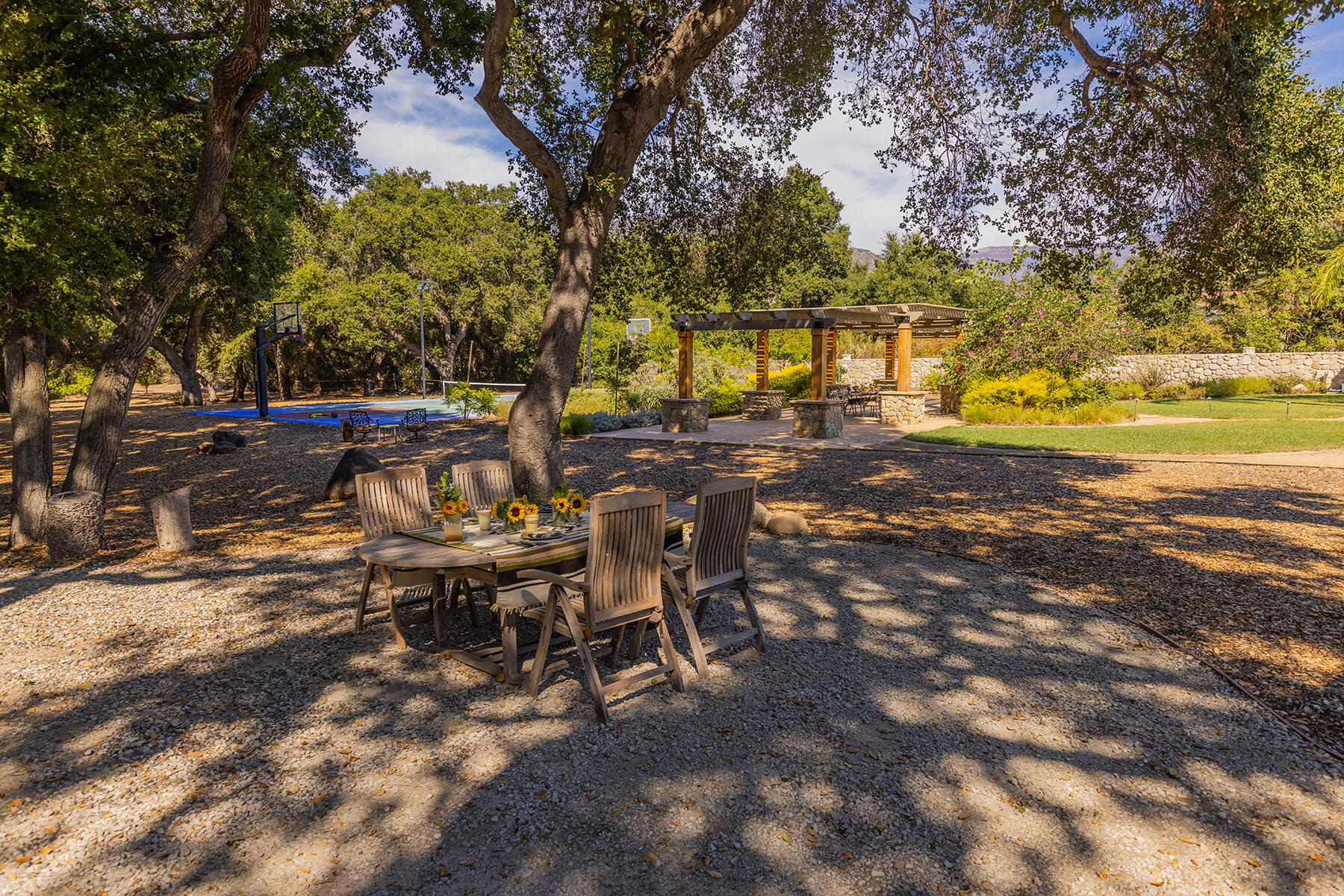 705 South Rice Road Ojai, CA 93023 - Photo 35 of 61 a view of outdoor space with seating area