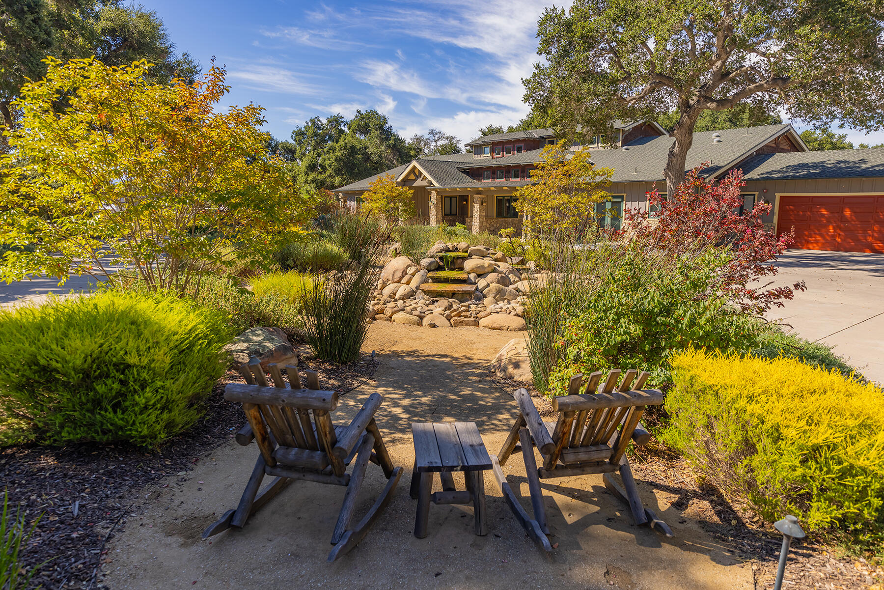 705 South Rice Road Ojai, CA 93023 - Photo 54 of 61 a view of a chairs and table in the patio