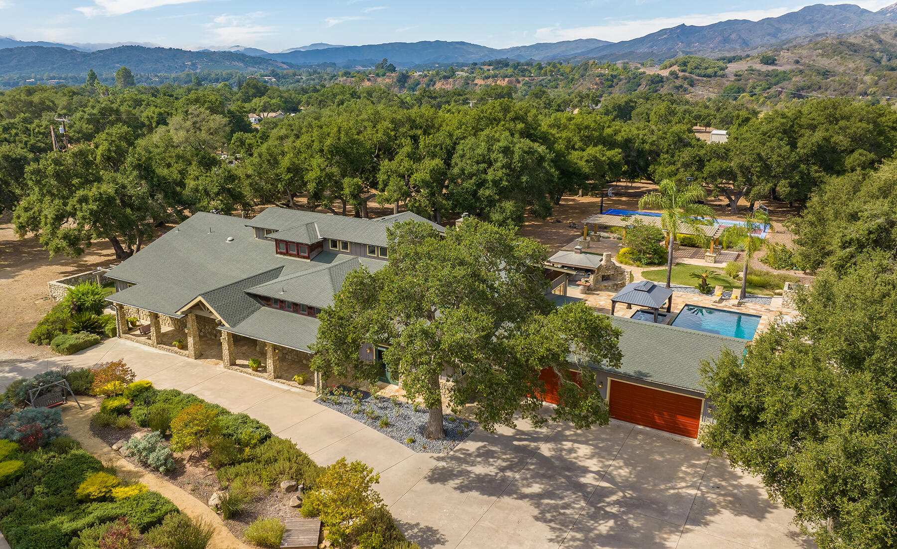 705 South Rice Road Ojai, CA 93023 - Photo 56 of 61 an aerial view of multiple house