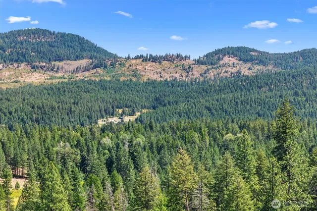 a view of lake with mountain