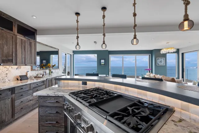 a view of a road with a yard