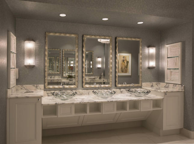 19550 Sawgrass Drive, Unit 2102 Boca Raton, FL 33434 - Photo 55 of 76 a bathroom with a sink double vanity and a mirror