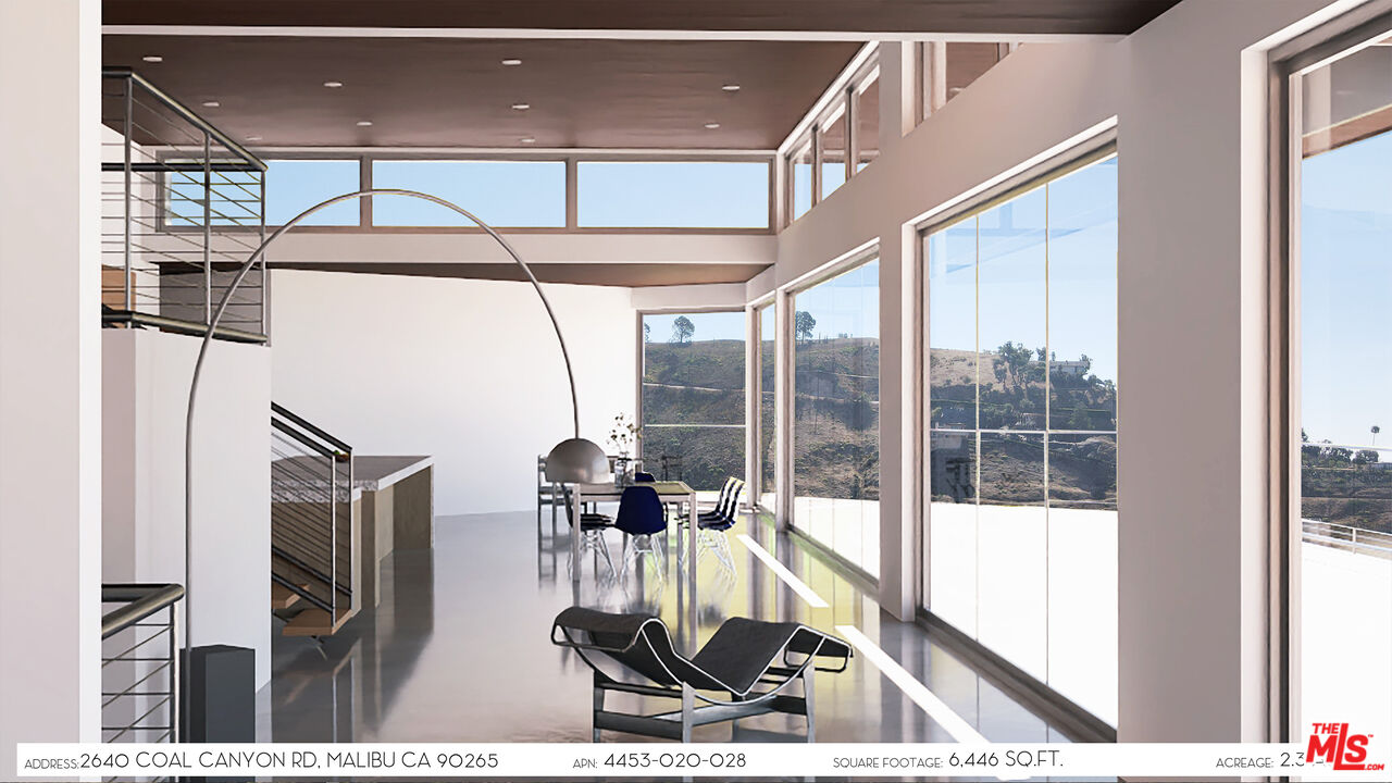 0 Coal Canyon Road Malibu, CA 90265 - Photo 15 of 21 a view of a living room and a floor to ceiling window