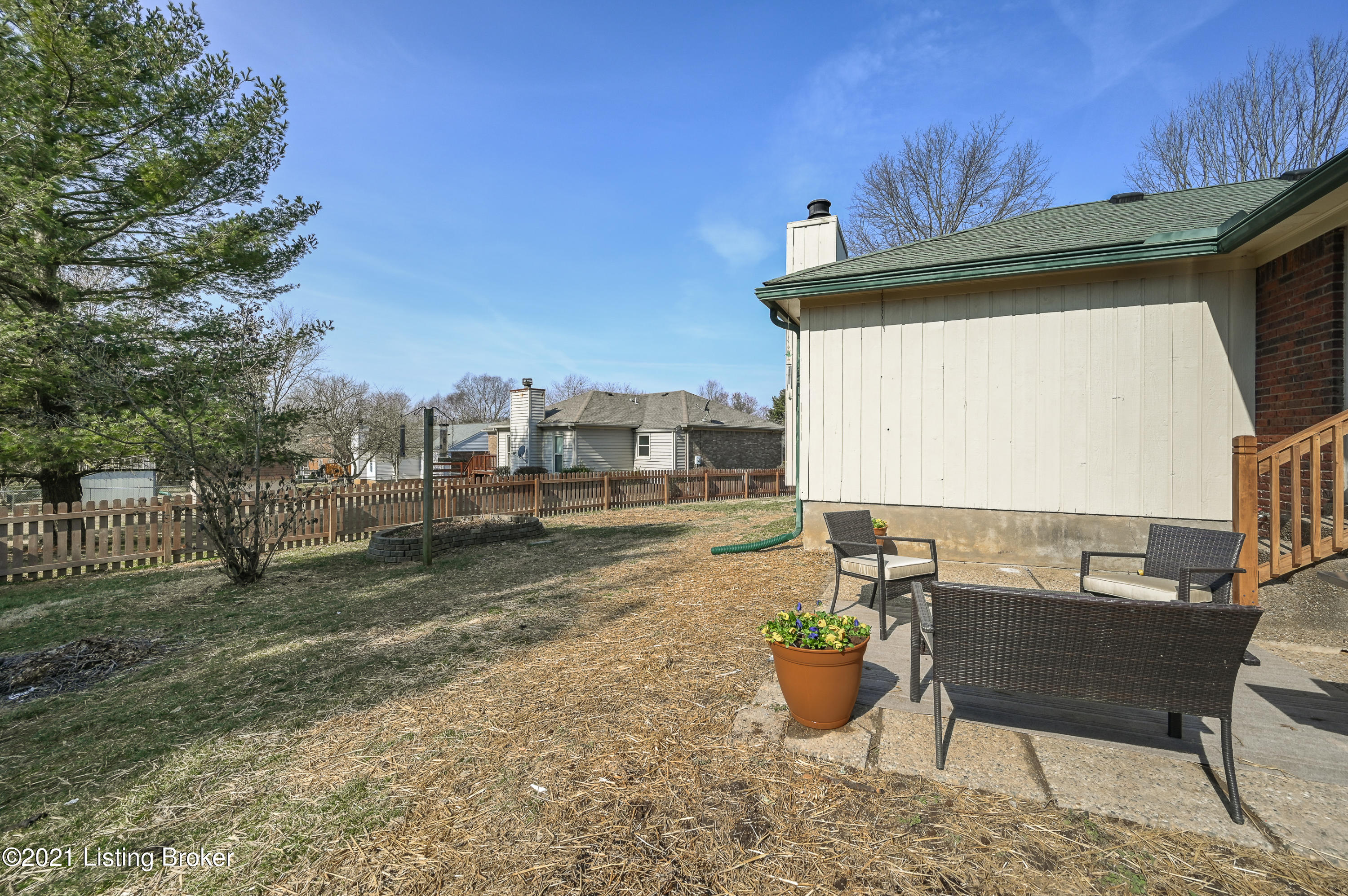 1222 Cedarbrook Road Goshen, KY 40026 - Photo 38 of 46 This ranch sits on a large corner lot with 4-foot cedar fencing enclosing the back yard- plenty of room for kids and pets to run around and play