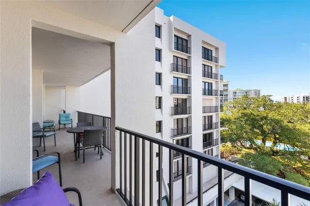 a view of balcony and patio