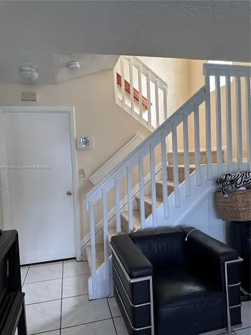 a building outdoor space with seating space